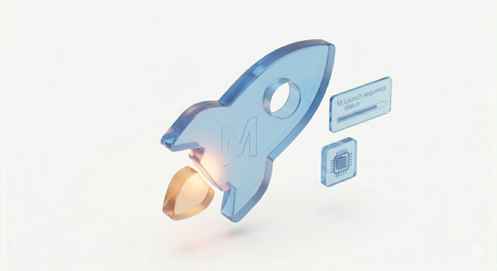 Launch and support illustration